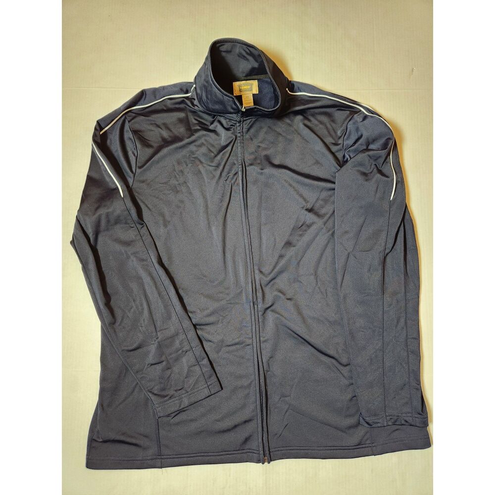 The Foundry Supply Co Track Jacket Mens 2XLT Navy Blue Full Zip 2XL Tall